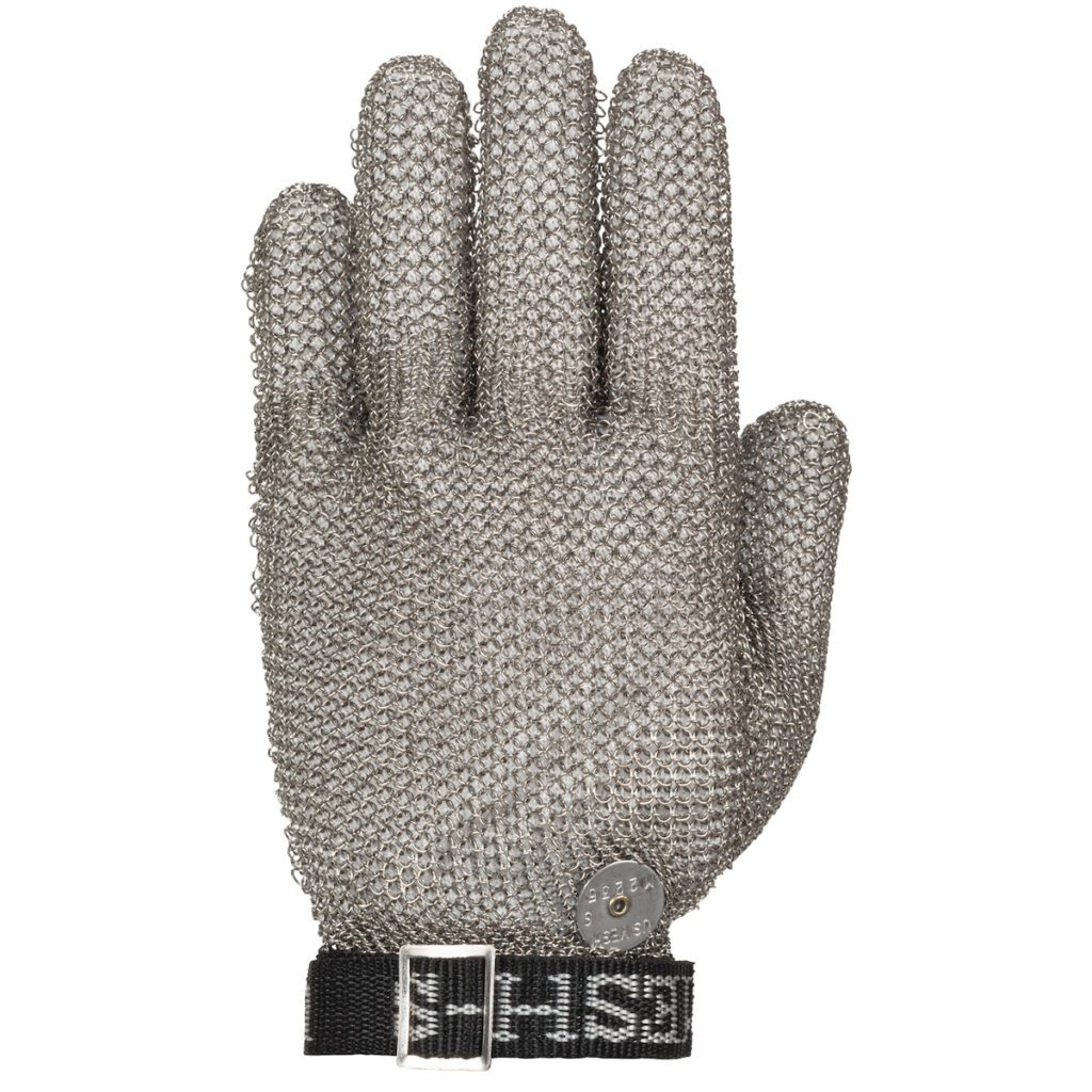 PIP US Mesh® Stainless Steel Mesh Glove with Adjustable Strap - Wrist Length