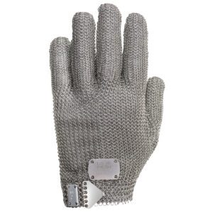 PIP US Mesh® Stainless Steel Mesh Glove with Steel Prong Closure - Wrist Length