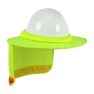 PIP® EZ-Cool® FR Treated Hi-Vis Full Brim Hard Hat Visor with Neck Shade