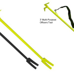 Leather Head Tools 3' Lime Powder Coat, w/ NY Hook, Halligan Fork & Strap