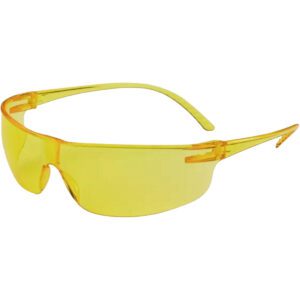 PIP UVEX® SVP 200 Rimless Safety Glasses with Amber Frame, Amber Lens with Anti-Fog Coating