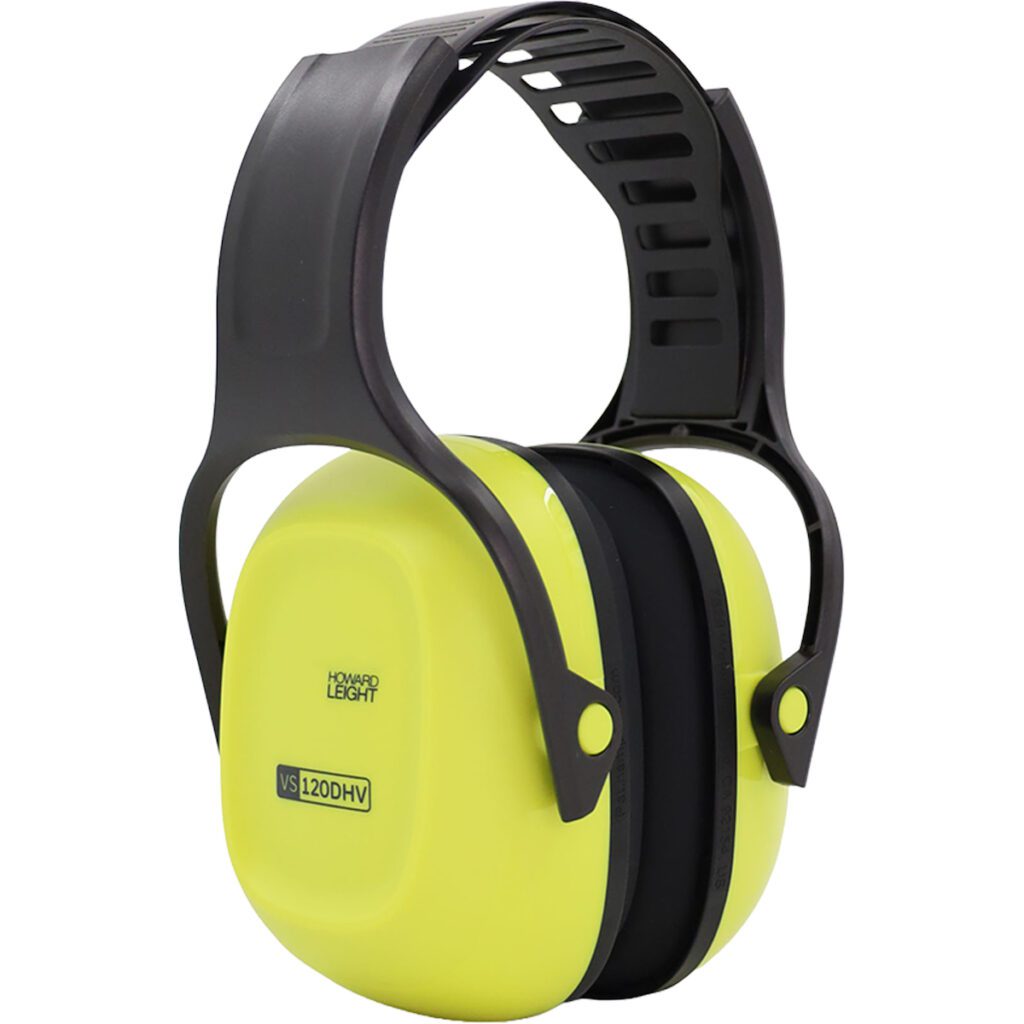PIP Howard Leight™ Verishield® 100 Series - VS120DHV Dielectric Passive Ear Muff, Hi-Visibility with Adjustable Headband - NRR 26