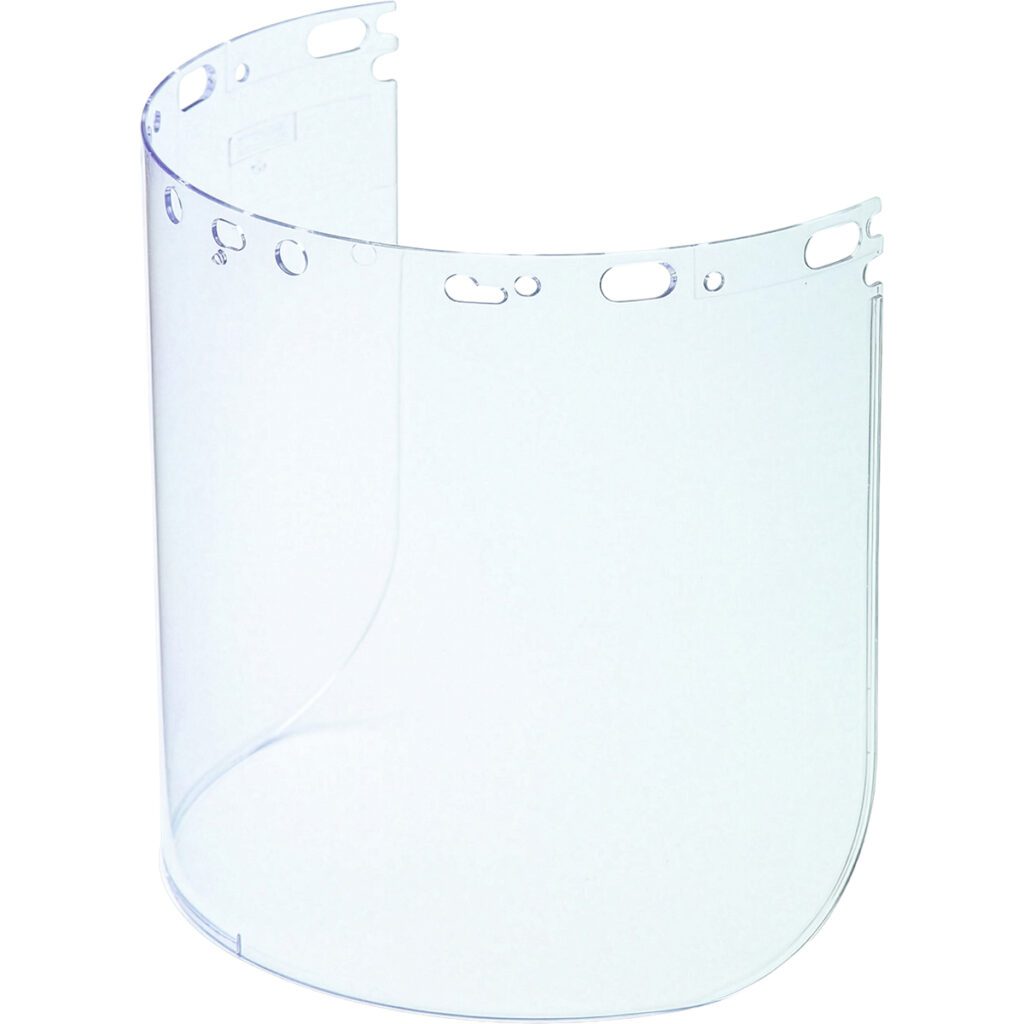 PIP North® Protecto-Shield® Universal Fit Propionate Safety Visor - Clear - .070" Thickness - Individually Bagged