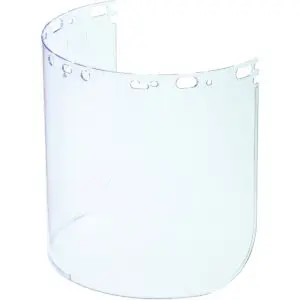 PIP North® Protecto-Shield® Universal Fit Propionate Safety Visor - Clear - .070" Thickness - Individually Bagged