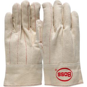 PIP Boss® Canvas/Rayon Hot Mill Nap-In W Band Top Cuff Straight Thumb