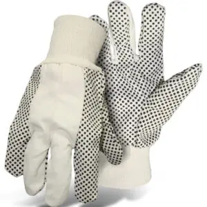 PIP® Economy Grade Cotton/Polyester Blend Glove with PVC Dotted Grip on Palm, Thumb, Index and Little Finger - 8 oz