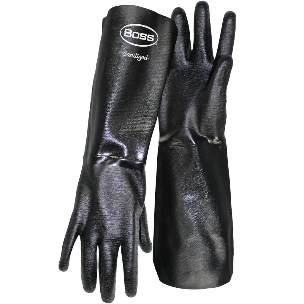 PIP Chemguard+™ 18" Long Heavyweight Neoprene with Flannel Lined and Crinkle Grip
