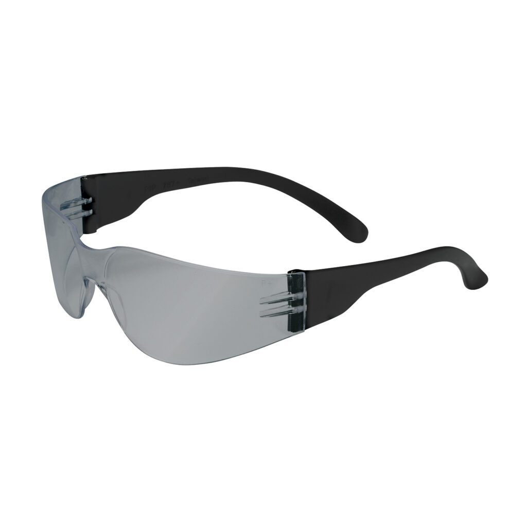 PIP Bouton® Optical Zenon Z12™ Rimless Safety Glasses with Black Temple, Silver Mirror Lens and Anti-Scratch Coating