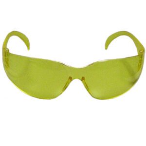 PIP Bouton® Optical Zenon Z12™ Rimless Safety Glasses with Amber Temple, Amber Lens and Anti-Scratch Coating