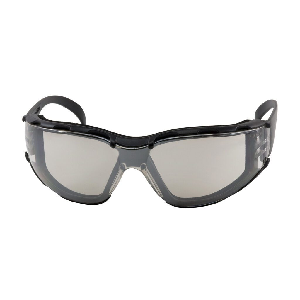 PIP Bouton® Optical Zenon Z12™ Foam Rimless Safety Glasses with Black Temple, I/O Lens, Foam Padding and Anti-Scratch / Anti-Fog Coating