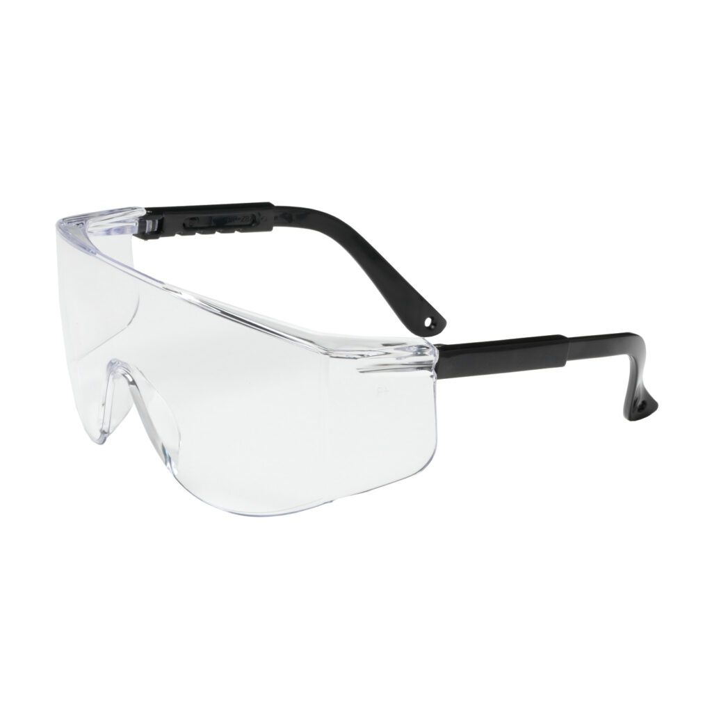 PIP Bouton® Optical Zenon Z28™ OTG Rimless Safety Glasses with Black Temple and Clear Lens