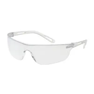 PIP Bouton® Optical Zenon Z-Lyte™ Rimless Safety Glasses with Clear Temple, Clear Lens and Anti-Scratch / Anti-Fog Coating