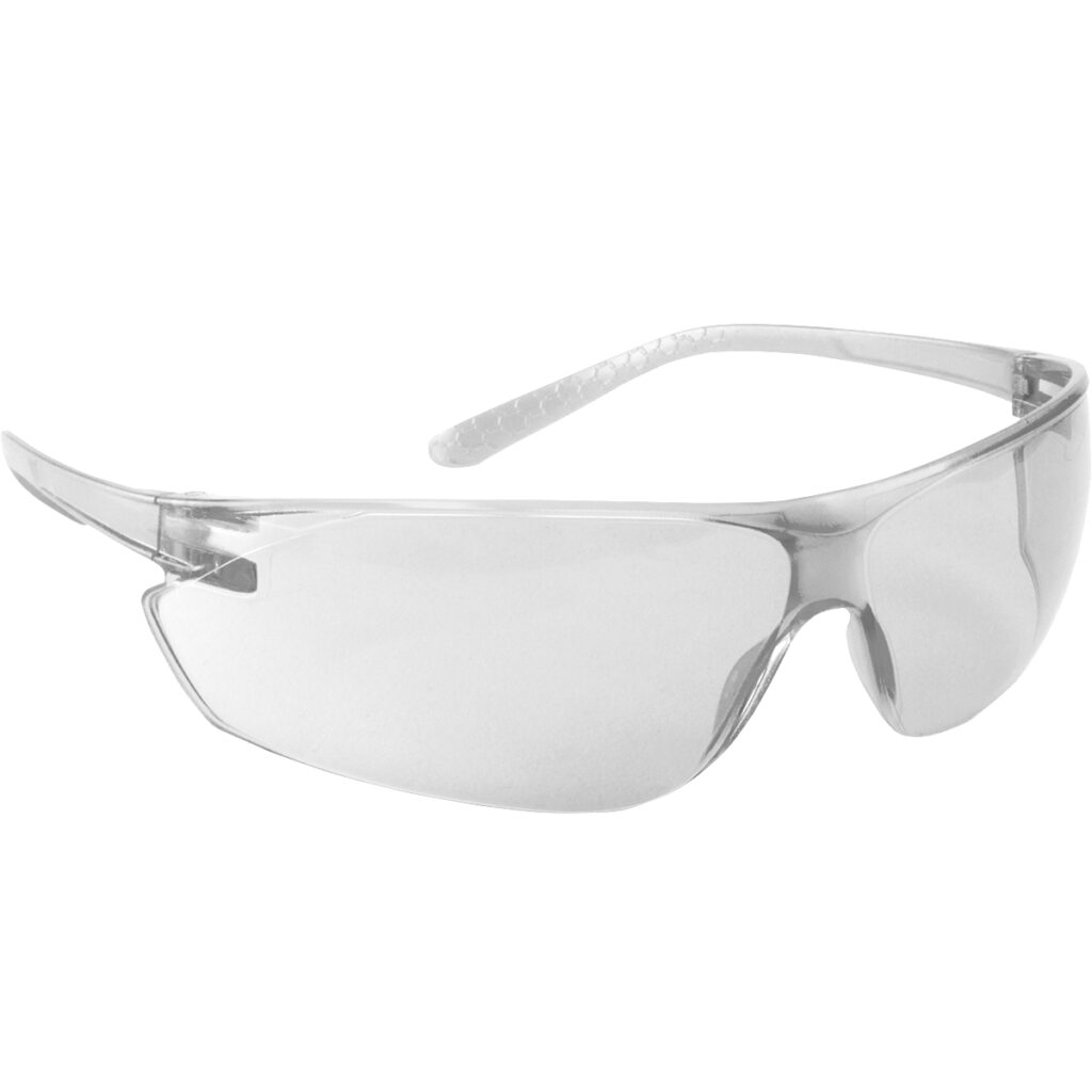 PIP Bouton® Optical Zenon Ultra-Lyte™ Rimless Safety Glasses with Clear Temples, Clear Lens and Anti-Scratch Coating - Box of 12