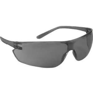 PIP Bouton® Optical Zenon Ultra-Lyte™ Rimless Safety Glasses with Gray Temple, Gray Lens and Anti-Scratch / Anti-Fog Coating
