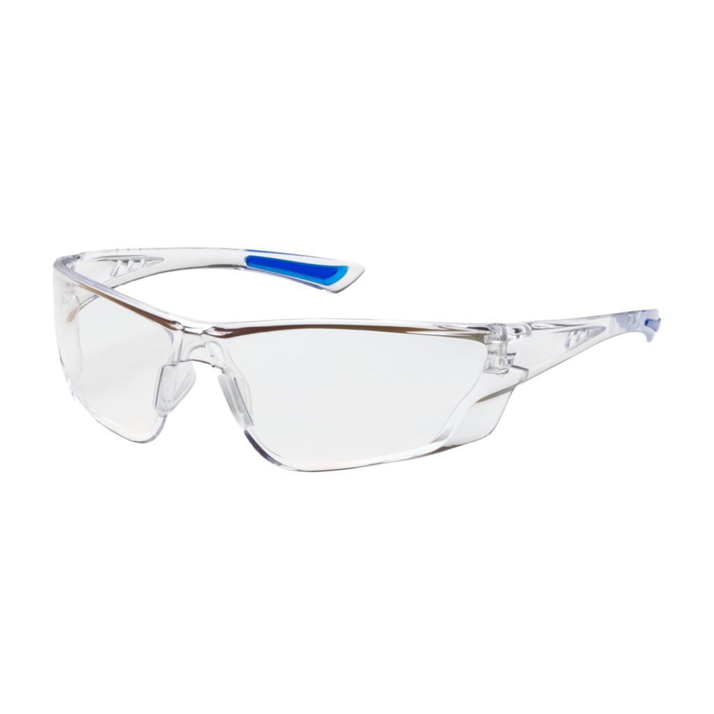 PIP Bouton® Optical Recon™ Rimless Safety Glasses with Clear Temple, Clear Lens and Anti-Scratch / Anti-Fog Coating