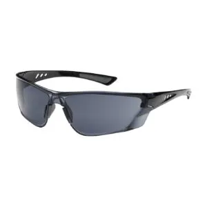 PIP Bouton® Optical Recon™ Rimless Safety Glasses with Gloss Black Temple, Light Gray Lens and FogLess® 3Sixty™ Coating