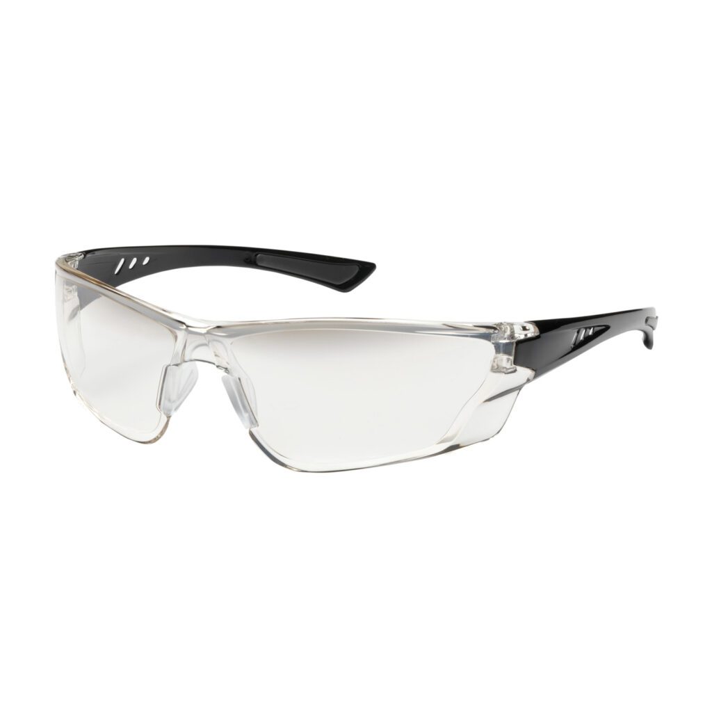 PIP Bouton® Optical Recon™ Rimless Safety Glasses with Gloss Black Temple, Gradient Lens and Anti-Scratch / Anti-Fog Coating
