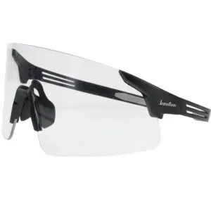 PIP Bouton® Optical Site Boss Enhanced Coverage Frameless Safety Glasses, with Black Temples and Clear FogLess® 3Sixty™ Lens Coating