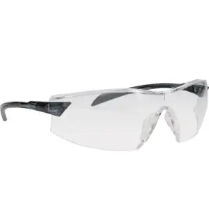 PIP Bouton® Optical Radar™ Rimless Safety Glasses with Gray Temple, Clear Lens and Anti-Scratch / Anti-Fog Coating