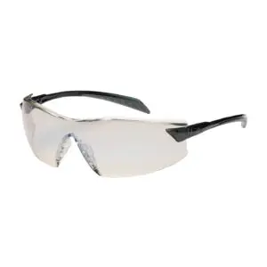PIP Bouton® Optical Radar™ Rimless Safety Glasses with Gray Temple, I/O Blue Lens and Anti-Scratch / Anti-Fog Coating