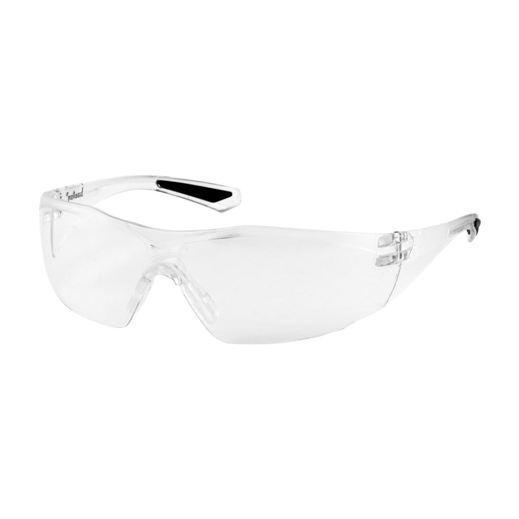PIP Bouton® Optical Pulse™ Rimless Safety Glasses with Clear Temple, Clear Lens and FogLess® 3Sixty™ Coating