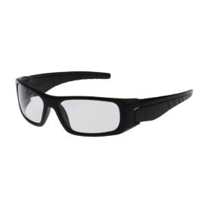 PIP Bouton® Optical Squadron™ Full Frame Safety Glasses with Black Frame, Clear Lens and Anti-Scratch / Anti-Fog Coating