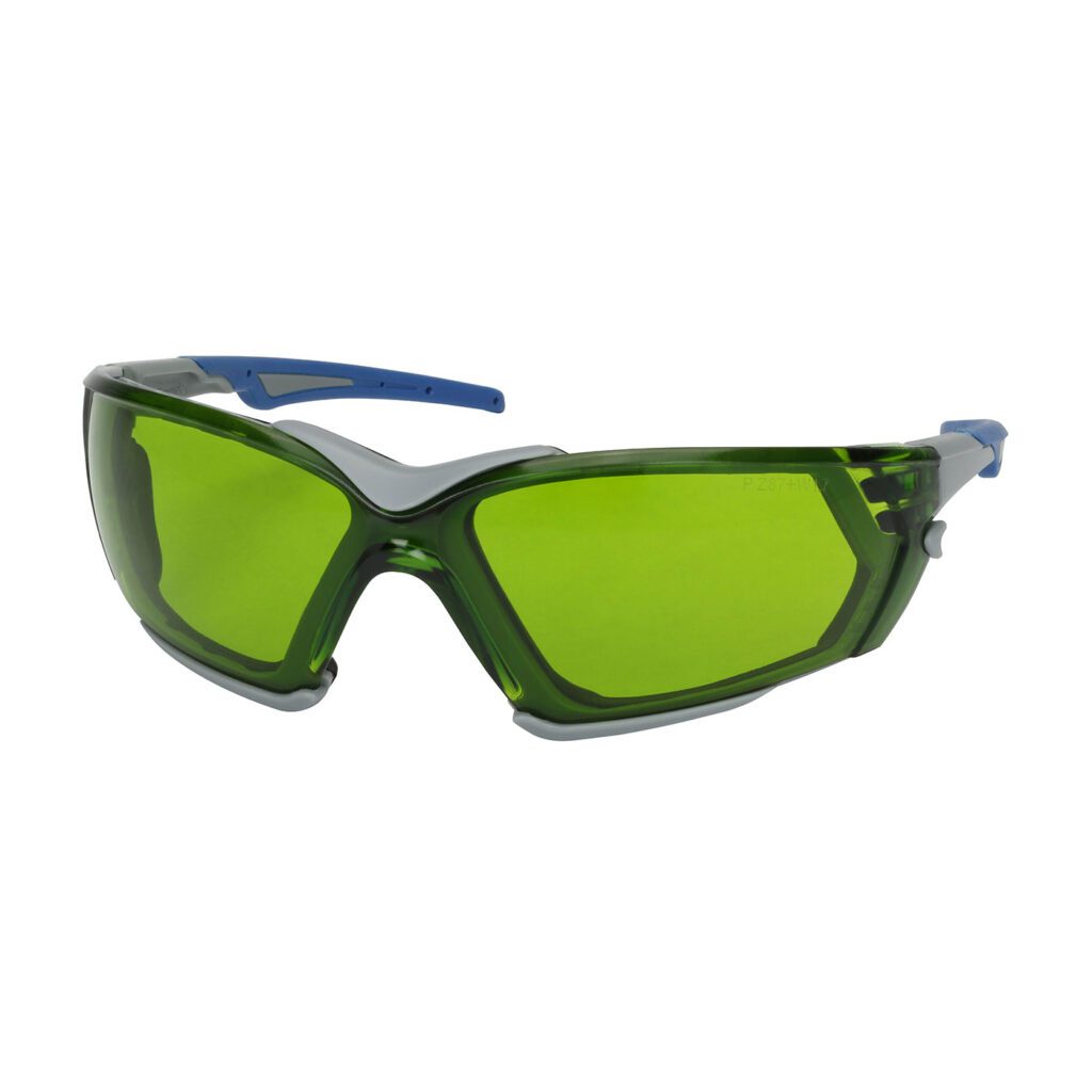 PIP Bouton® Optical Fortify™ Rimless Safety Glasses with Gray Frame, IR Filter Shade 1.7 Lens, Foam Padding and Anti-Fog Coating