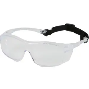PIP Bouton® Optical OverSeal™ OTG Safety Glasses with Headband, Clear Lens and Fogless® 3Sixty™ Coating