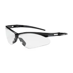 PIP Bouton® Optical Anser™ Semi-Rimless Safety Glasses with Black Frame, Clear Lens and Anti-Scratch / Anti-Fog Coating