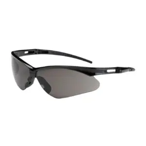 PIP Bouton® Optical Anser™ Semi-Rimless Safety Glasses with Black Frame, Gray Lens and Anti-Scratch Coating