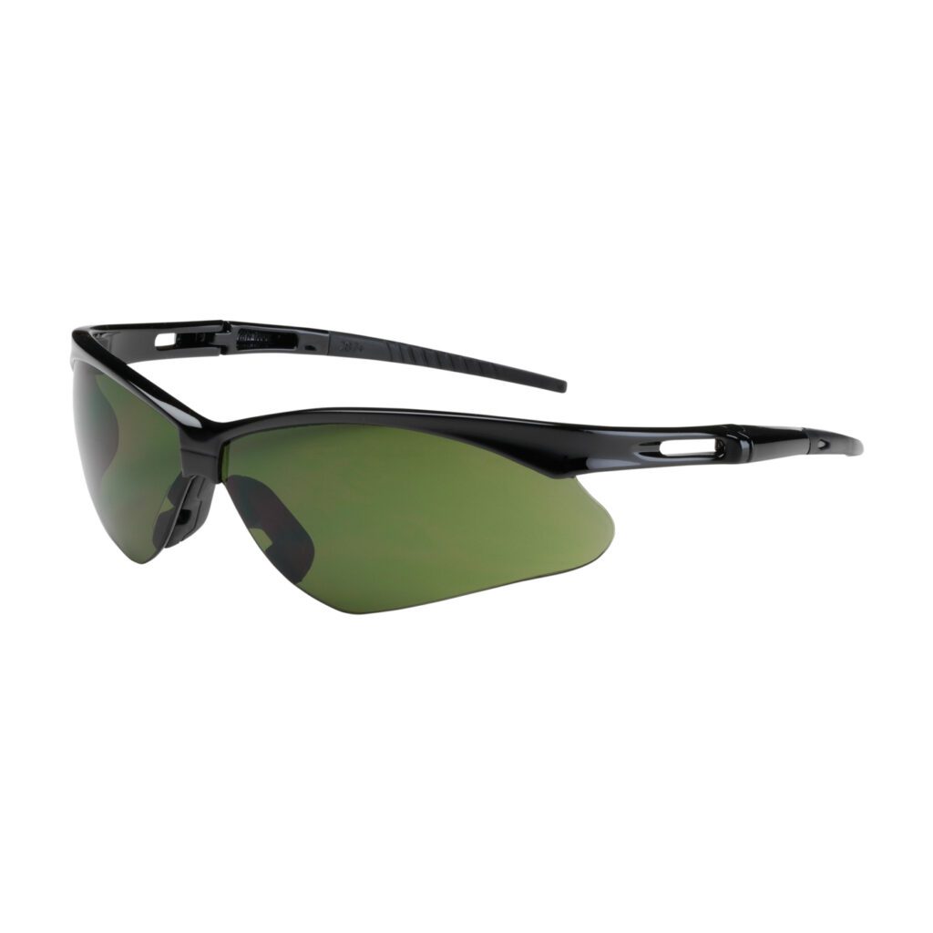 PIP Bouton® Optical Anser™ Semi-Rimless Safety Glasses with Black Frame, IR Filter Shade 3.0 Lens and Anti-Scratch Coating
