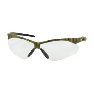 PIP Bouton® Optical Anser™ Semi-Rimless Safety Glasses with Camouflage Frame, Clear Lens and Anti-Scratch / Anti-Fog Coating
