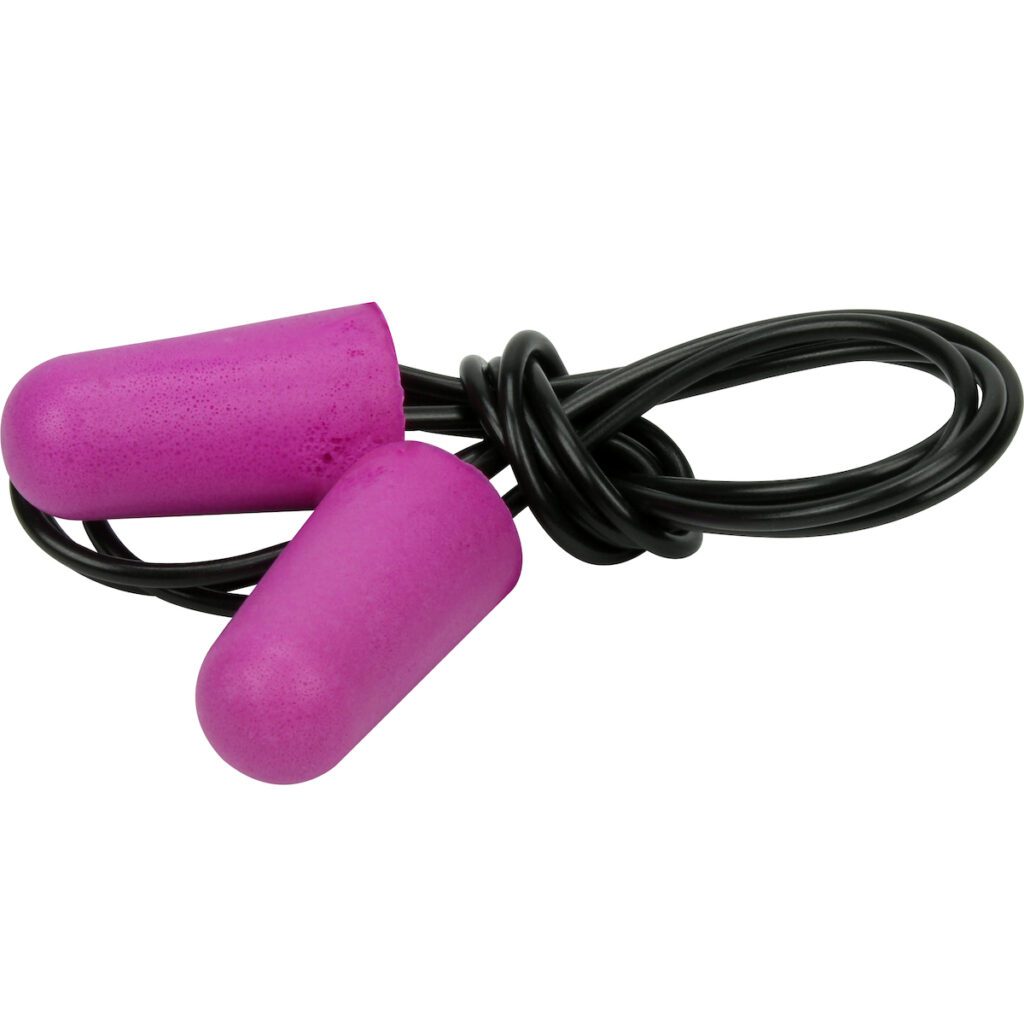 PIP® Nano Bullet™ Compact Disposable Soft Polyurethane Foam Corded Ear Plugs - NRR 28 / SNR 37