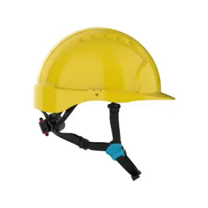 PIP JSP® Evolution® Deluxe 6252 Cap Style Safety Helmet with HDPE Shell, 4-Point Chinstrap, 6-Point Suspension and Wheel Ratchet Adjustment