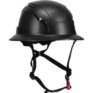 PIP® Traverse™ Full Brim, Non-Vented, Industrial Safety Helmets, ABS Shell with Quin Tag, EPS Foam Impact Liner, HDPE Suspension, Wheel Ratchet Adjustment and 4-Point Chin Strap
