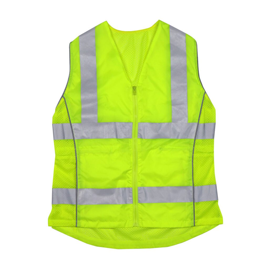 PIP® ANSI Type R Class 2 Women's Contoured Vest with Solid Front/Mesh Back and Adjustable Waist