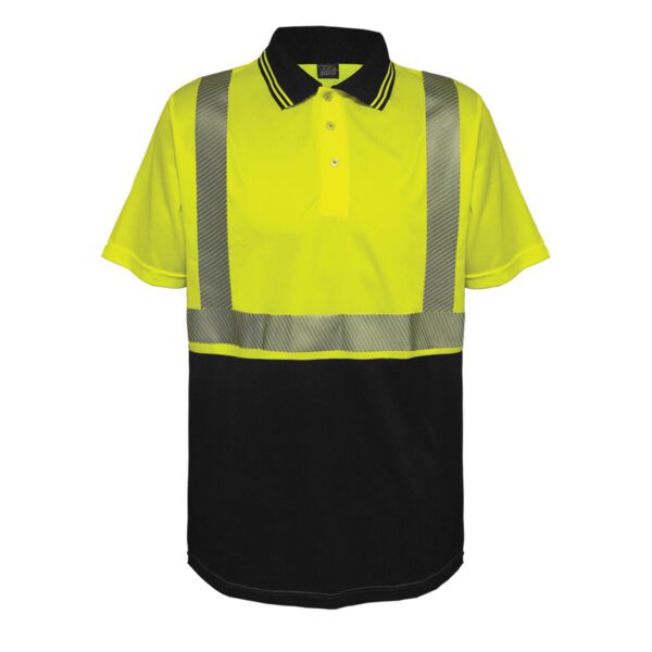 PIP Reflective Apparel™ ANSI Type R Class 2 Short Sleeve Polo Shirt ...