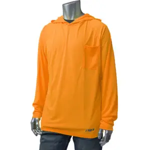 PIP® Non-ANSI Quick Dry Hooded Long Sleeve T-Shirt