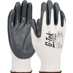 PIP G-Tek® Economy Seamless Knit Nylon Glove with Nitrile Coated Smooth Grip on Palm & Fingers