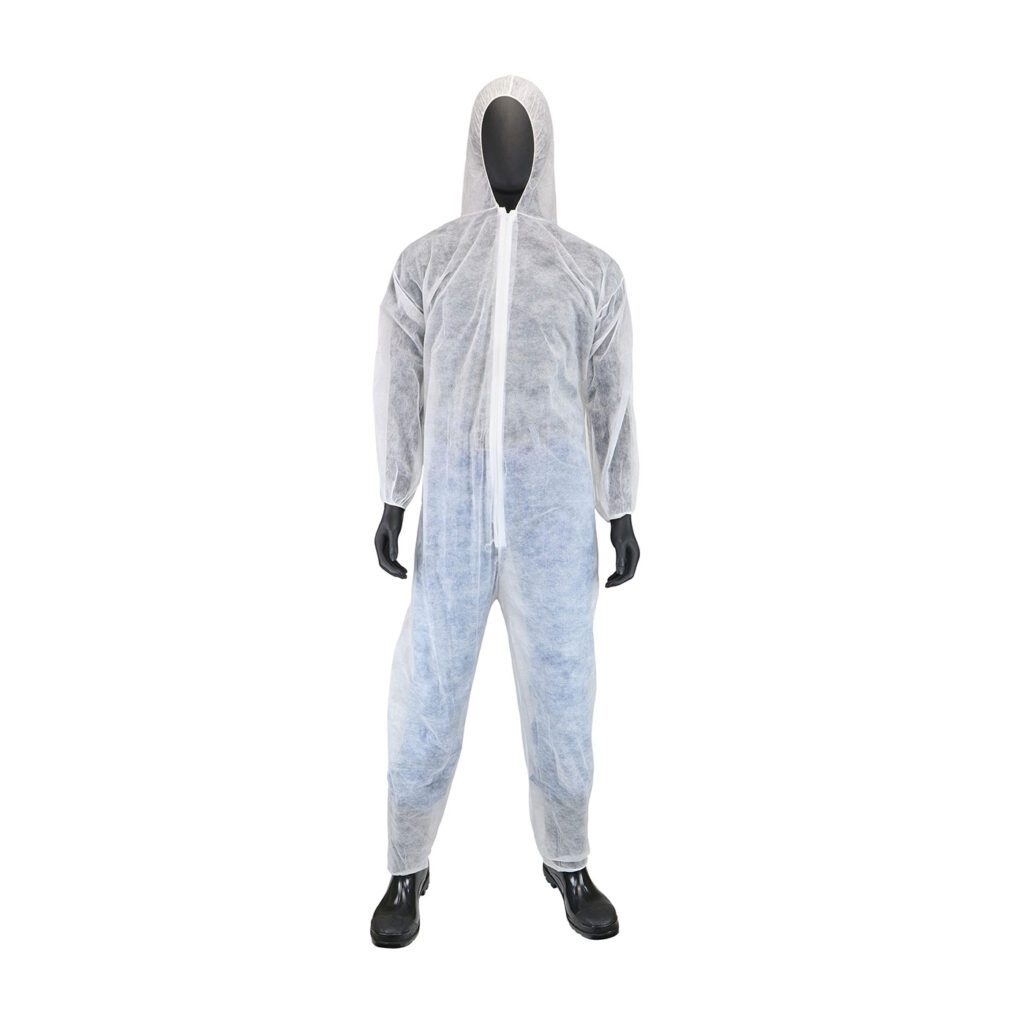 PIP® Standard Weight 20GSM SBP Coverall with Hood & Boot