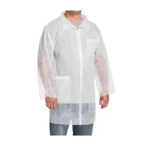 PIP® Standard Weight 20GSM SBP Lab Coat - 2 pockets