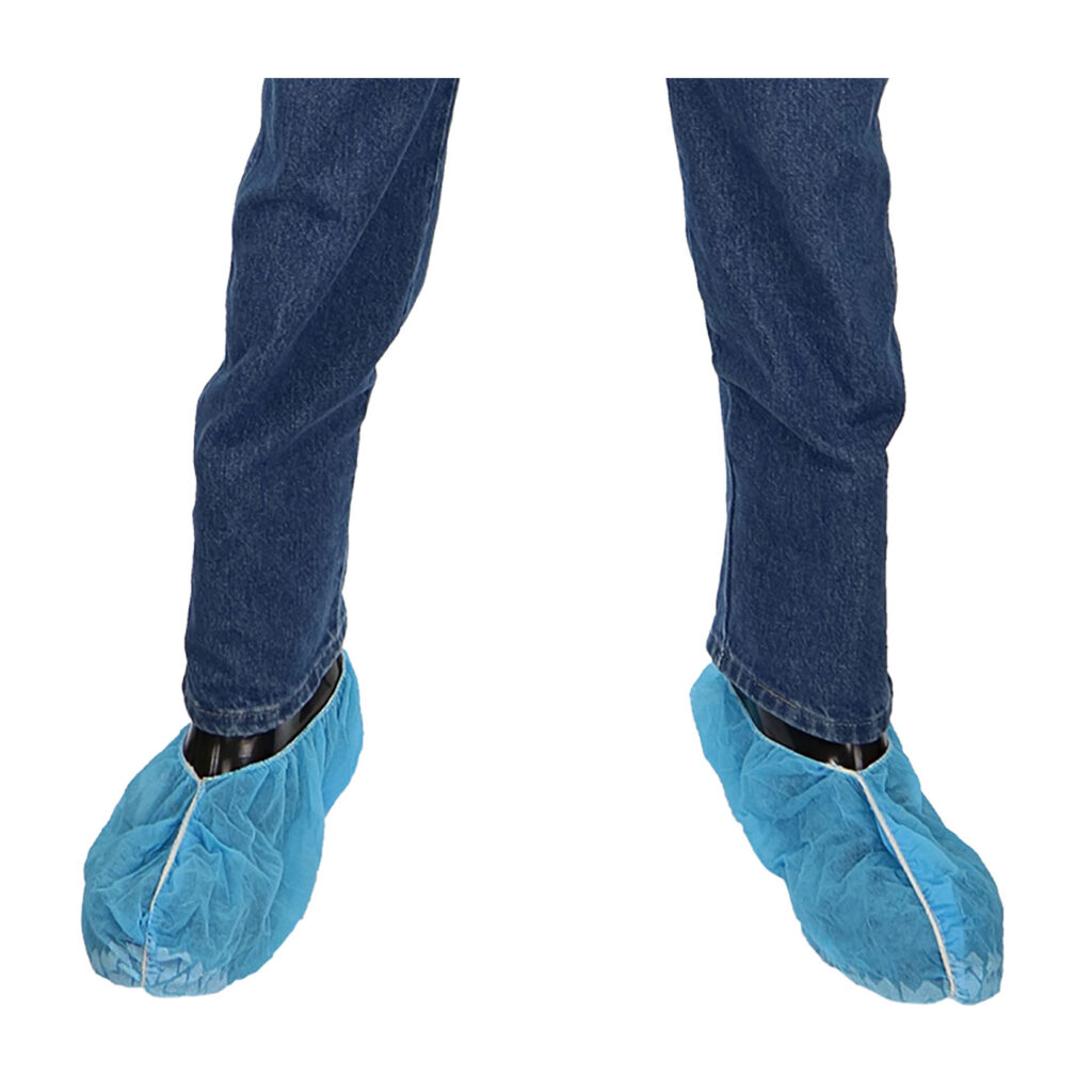 PIP® SBP Light Blue Shoe Cover - Non Skid 30GSM