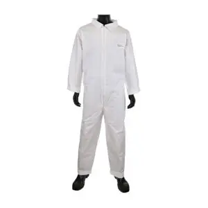 PIP Posi-Wear® BA™ PosiWear BA Coverall, Elastic Wrist & Ankle, 58 gsm