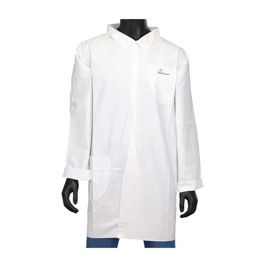 PIP Posi-Wear® BA™ PosiWear BA Lab Coat - 2 Pocket 58 gsm