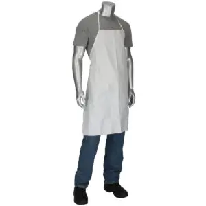 PIP Posi-Wear® BA™ Posi-Wear BA White Apron 28 X 36 58 gsm