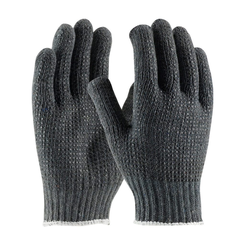 PIP® Seamless Knit Cotton / Polyester Glove with Double-Sided PVC Dot Grip - 7 Gauge