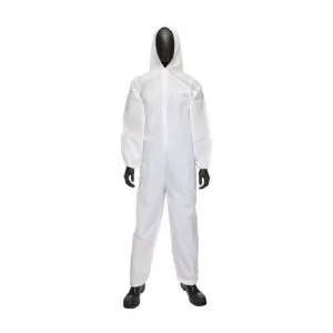 PIP Posi-Wear® UB™ PosiWear UB Coverall with Elastic Wrist & Ankle, Attached Hood & Boot 56 gsm