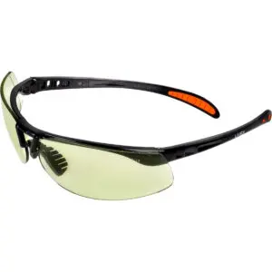 PIP UVEX® Protégé® Semi-Rimless Safety Glasses with Black Frame, SCT Low-IR Lens with Hydroshield® Anti-Fog Coating