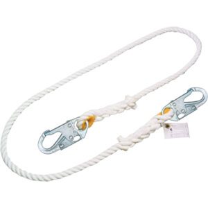 PIP Miller® Titan™ II Positioning and Restraint Web Lanyard with Steel Locking Snap Hooks
