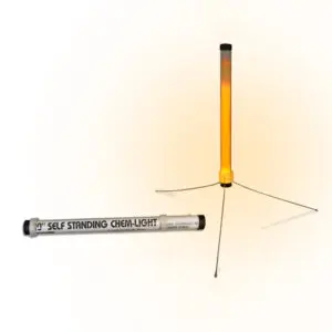 Cyalume Technologies 10 Inch Orange Chemlight Self-Standing Baton (Pack of 6)
